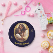 Liefde voor elkaar papieren bordje (Feest)