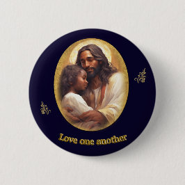 Liefde voor elkaar ronde button 5,7 cm