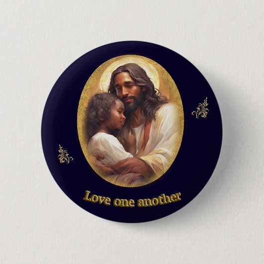 Liefde voor elkaar ronde button 5,7 cm (Voorkant)