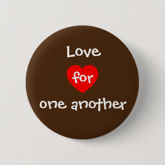 Liefde voor elkaar ronde button 5,7 cm