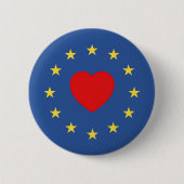 liefde voor eu - badge ronde button 5,7 cm (Voorkant)