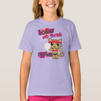 Liefde voor First Spike Volleyball Cat T-shirt