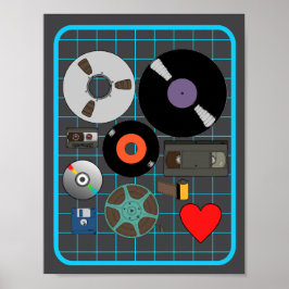 Liefde voor fysieke media poster