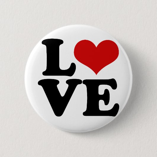 Liefde voor geliefden en Valentijnsdag Design nieu Ronde Button 5,7 Cm (Voorkant)