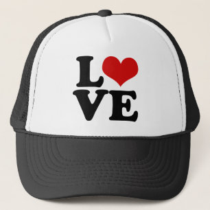 Liefde voor geliefden en Valentijnsdag design Trucker Pet