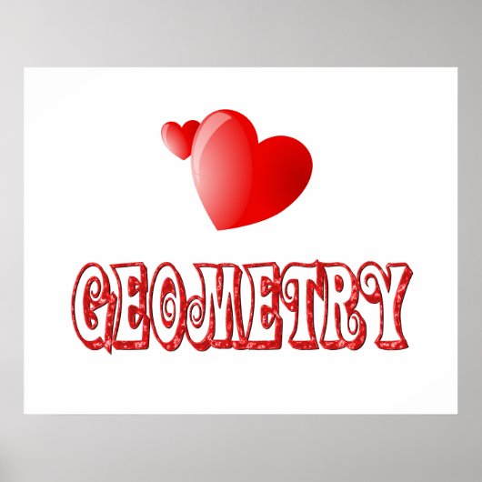 Liefde voor Geometrie Poster (Voorkant)