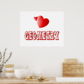 Liefde voor Geometrie Poster (Keuken)