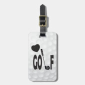 Liefde voor Golf Bagagelabel (Voorkant verticaal)
