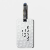 Liefde voor Golf Bagagelabel (Achterkant verticaal)