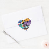 Liefde voor Graffiti Hart Sticker (Envelop)