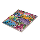 Liefde voor graffiti tegeltje (Zijkant)