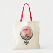 Liefde voor haar Canvas tas (Voorkant)