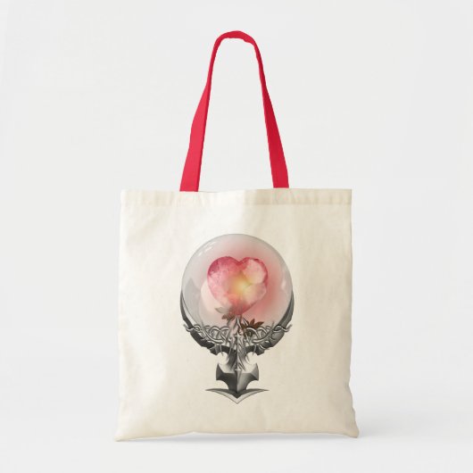 Liefde voor haar Canvas tas (Voorkant)