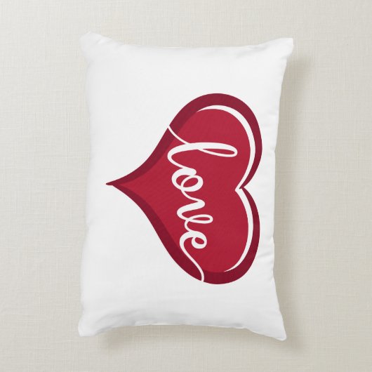 liefde voor hart valentijnen accent kussen (Achterkant (Verticaal))