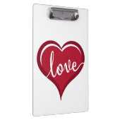 liefde voor hart valentijnen klembord (Rechts)