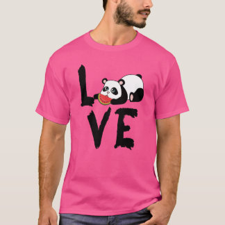 Liefde voor het eten van het gezin t-shirt