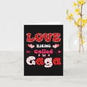 Liefde voor het genoemd worden van Gaga Funny Moed Kaart (Gele Bloem)