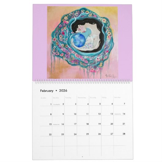Liefde voor het leven 2026 Whimsical Art Kalender (Feb 2026)