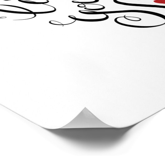 Liefde voor het leven dat je leeft poster (Hoek)