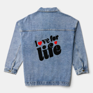 liefde voor het leven denim jacket