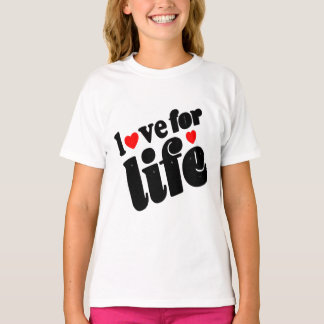 liefde voor het leven t-shirt