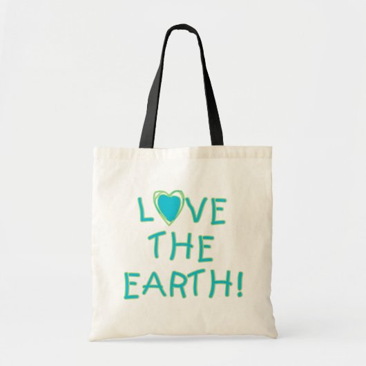 Liefde voor het milieu op aarde tote bag (Voorkant)