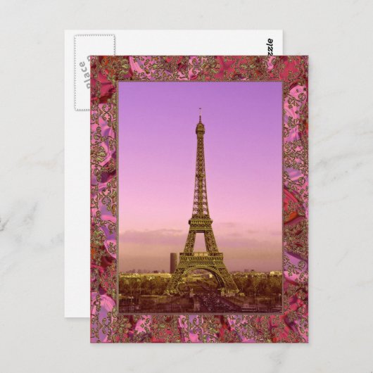 Liefde voor het Parijse Briefkaart (Voorkant / Achterkant)
