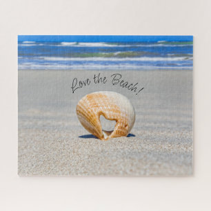 Liefde voor het strand!  Liefde voor Shell op het  Legpuzzel