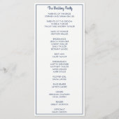 Liefde voor het Vaderland Trouwceremonie op 4 juli Programmakaart (Achterkant)