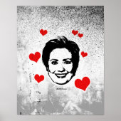 Liefde voor Hillary Poster (Voorkant)