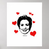 Liefde voor Hillary Poster (Voorkant)