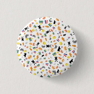 Liefde voor Holland Ronde Button 3,2 Cm