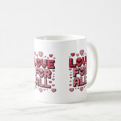 Liefde voor Iedereen - Inspirerende Mok (Voorkant rechts)