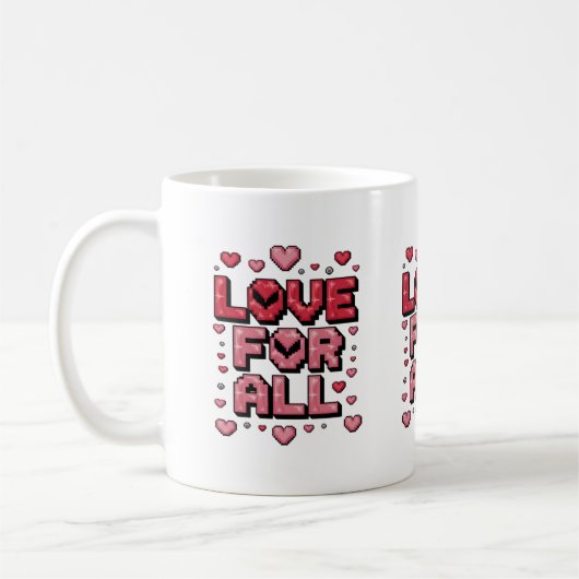 Liefde voor Iedereen - Inspirerende Mok (Links)