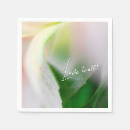 "Liefde voor Iedereen" Papieren Servet