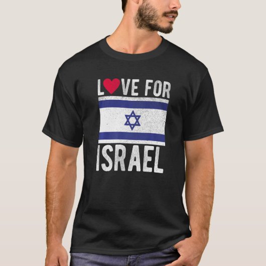 Liefde voor Israël T-shirt (Voorkant)
