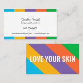 Liefde voor je huid - Visitekaartje (Voorkant / Achterkant)