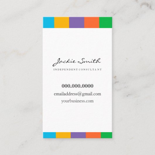 Liefde voor je huid - Visitekaartje (Voorkant)