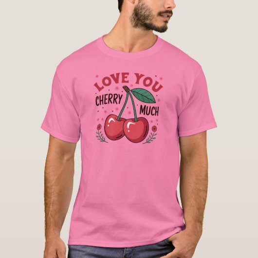 Liefde voor je Kersenveel T-shirt (Voorkant)