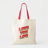 LIEFDE VOOR JE LEVEN TOTE BAG (Voorkant)