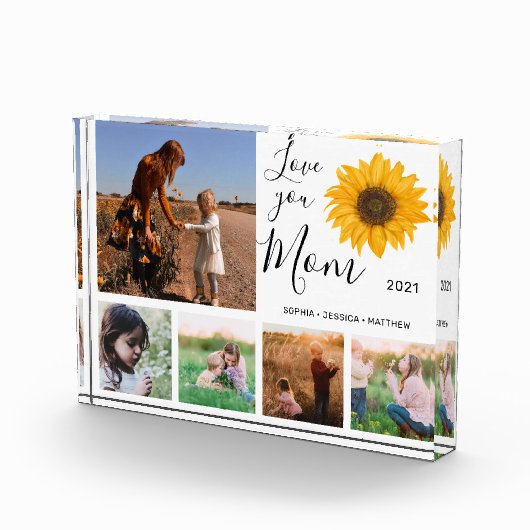 Liefde voor je moeder Foto Collage Sunflower (Rechts)