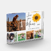 Liefde voor je moeder Foto Collage Sunflower (Links)