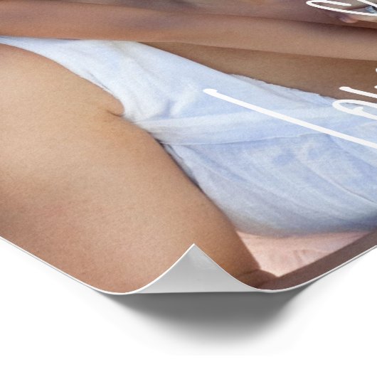 Liefde voor je moeder Moederdag Birthday Foto Poster (Hoek)