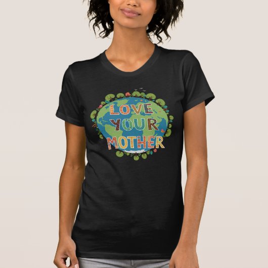Liefde voor je moeder - Natuur in volle bloei T-shirt (Voorkant)