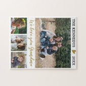 Liefde voor je oma 4 Foto Collage Familie Legpuzzel (Horizontaal)