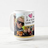 liefde voor je tante ( tia ) koffiemok (Voorkant links)