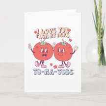 Liefde voor je vanuit mijn hoofd tomaten Valentijn