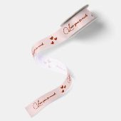 Liefde voor je Zoveel Roze Hart Satijnen Lint Zach (Achterkant)