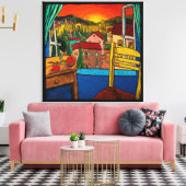 Liefde voor Jeruzalem van Jonathan Kis-Lev Canvas Afdruk (Insitu (Woonkamer))