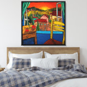 Liefde voor Jeruzalem van Jonathan Kis-Lev Canvas Afdruk (Insitu (Slaapkamer))